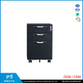 China Manufacturer Office Furniture Storage Hanging Mobile Metal 3 Drawer File Cabinet